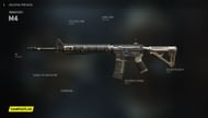 Flatline blueprint of M4 in Modern Warfare (Image via Gamesatlas)